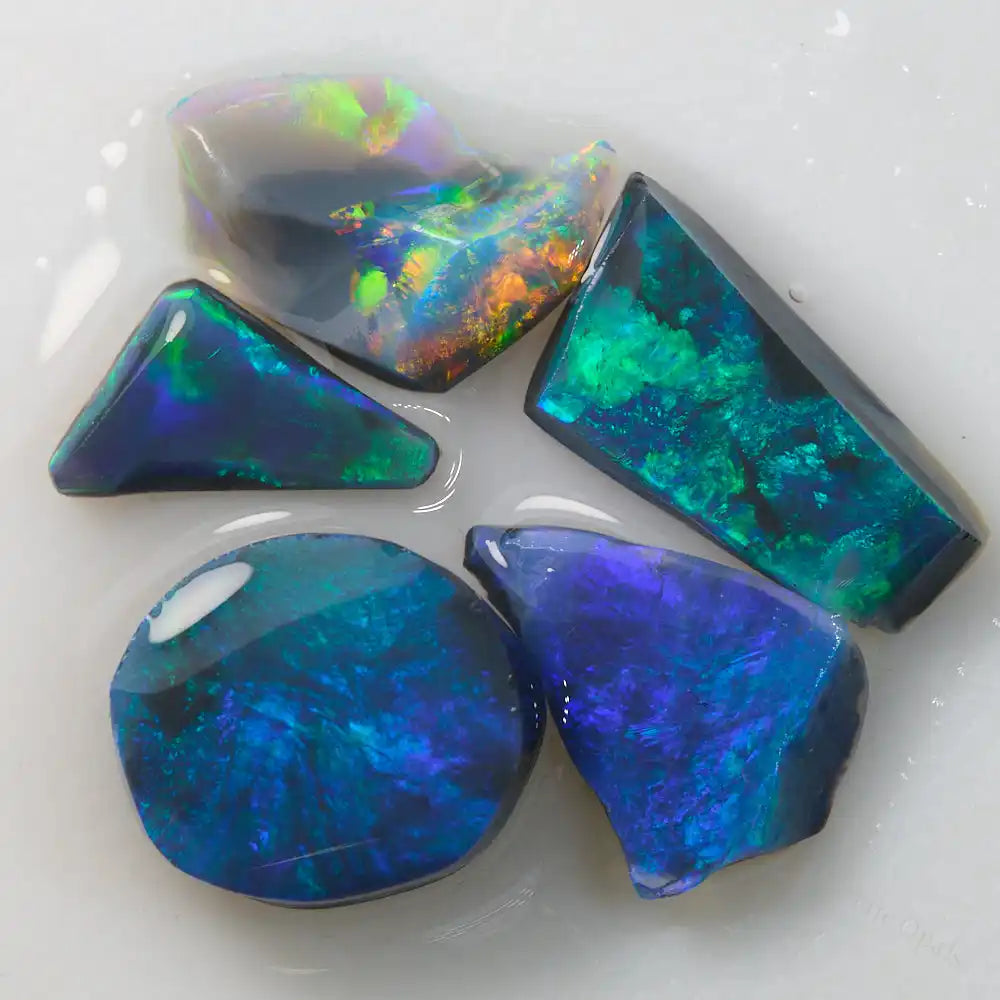 black rough opal