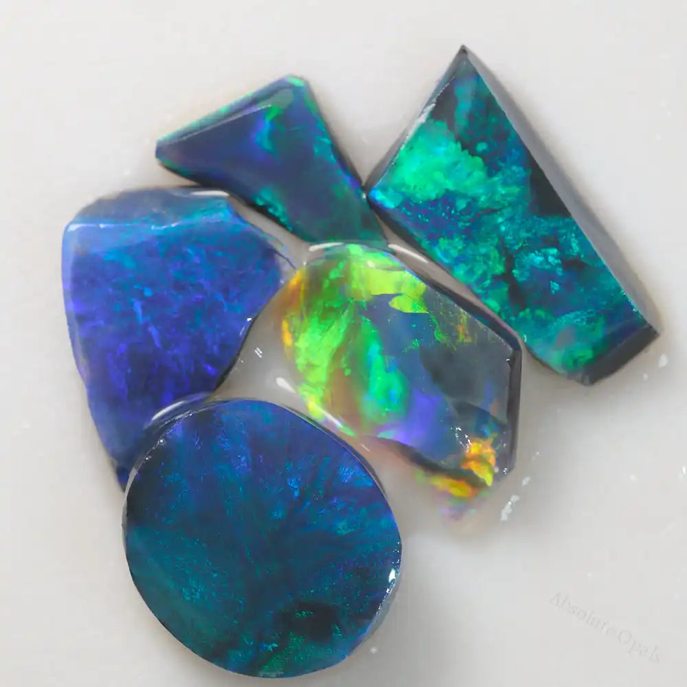 black rough opal