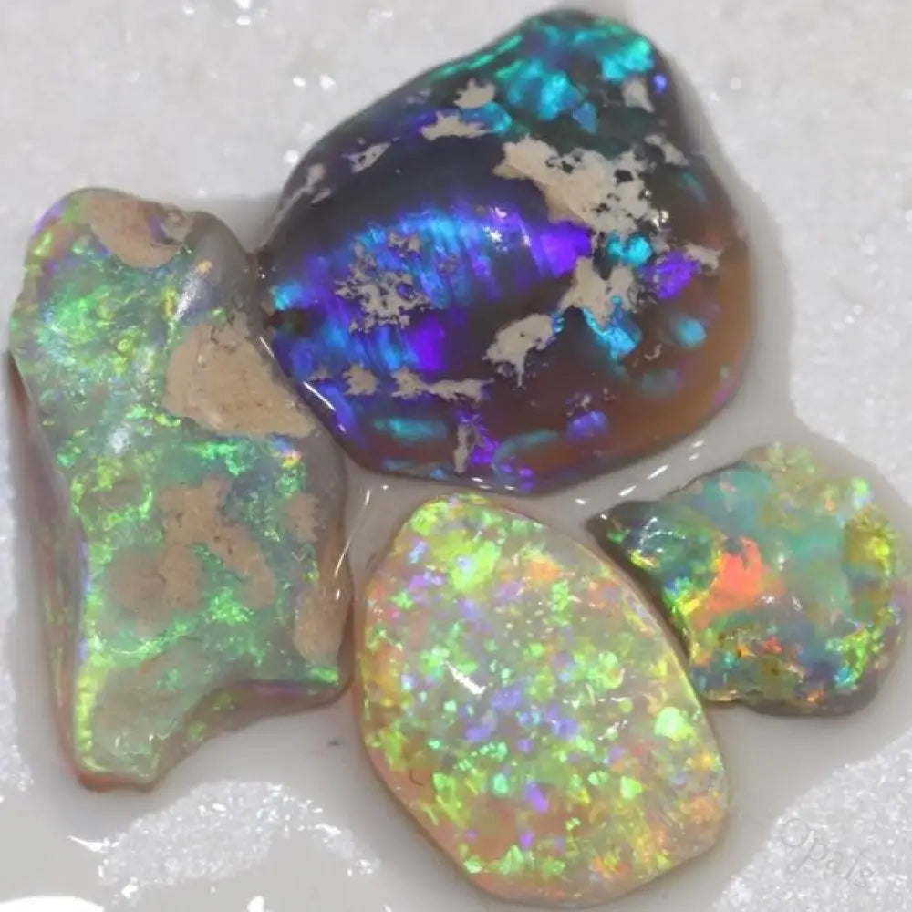 13.15 Cts Opal Rough Parcel 9.3-16.6X7.7-12.8X3.0-6.1Mm