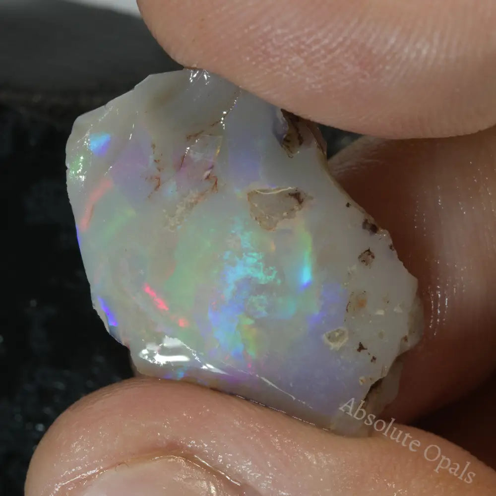 Lightning Ridge Rough 13.40 cts Rough Opal Rub Lightning Ridge - Absolute Opals & Gems