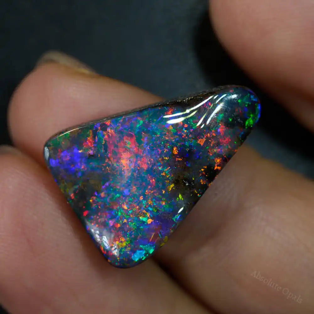 13.68 cts Boulder Opal Cut Stone Boulder Opal