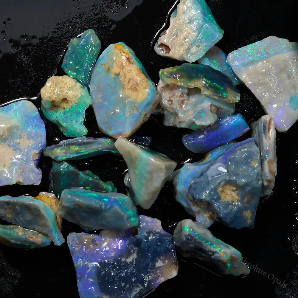 500 cts Rough Opal Parcel Lightning Ridge - Nobby Potch &amp; Colour Rough Opal