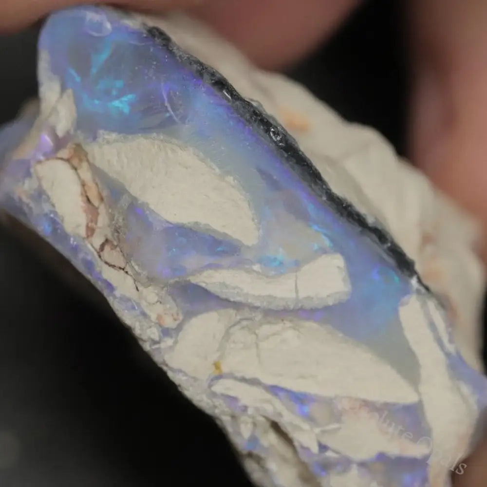135.70 Cts Australian Semi Black Opal Rough Specimen Lightning Ridge Cmr