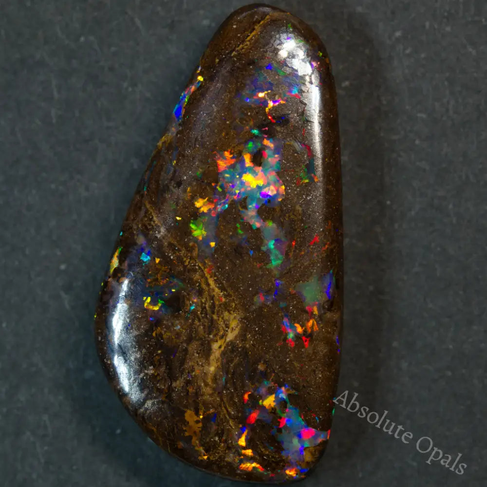 Australian Boulder Opal, Cut Stone
