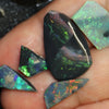 14.50 Cts Australian Black Opal Rough Rubs Lightning Ridge Parcel