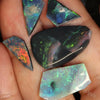 14.50 Cts Australian Black Opal Rough Rubs Lightning Ridge Parcel