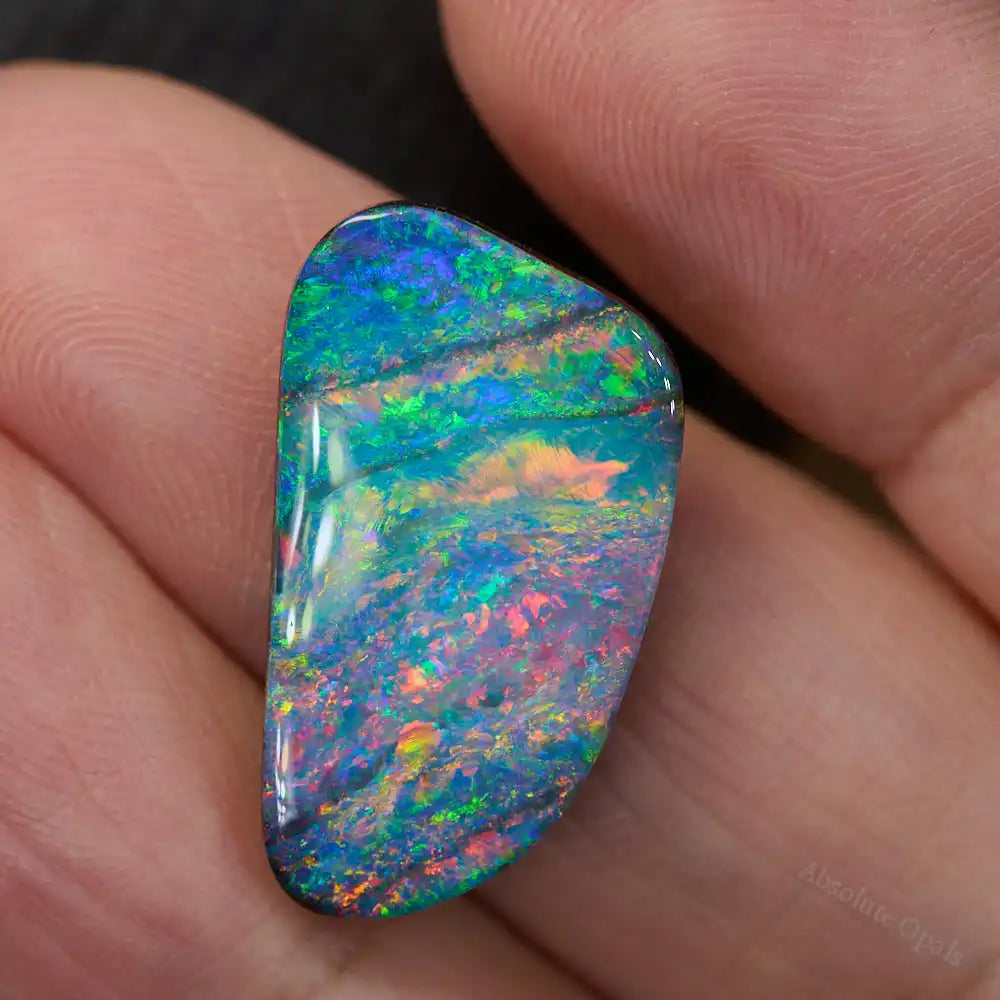 14.67 cts Boulder Opal Cut Stone Boulder Opal