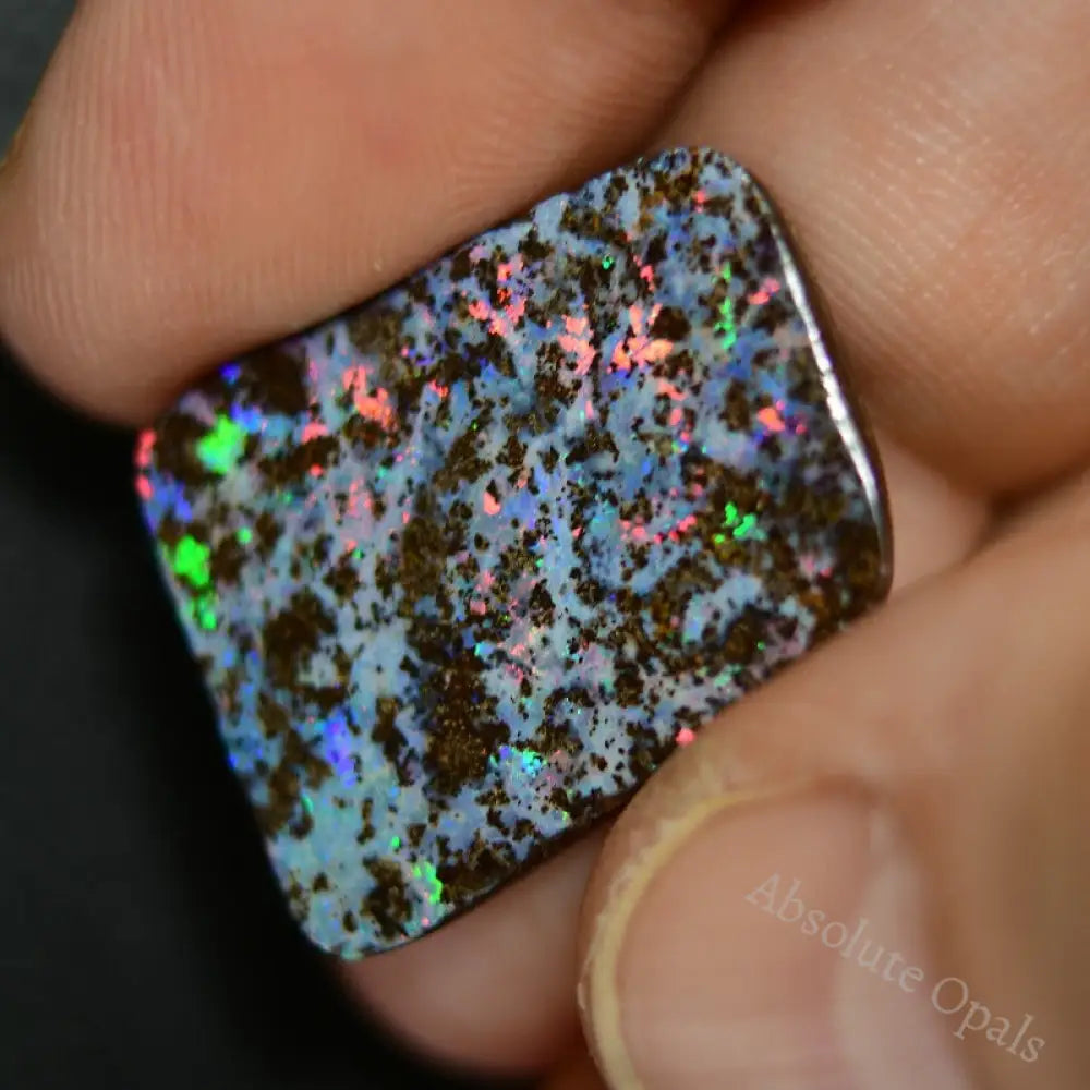 15.09 Cts Australian Boulder Opal Cut Stone