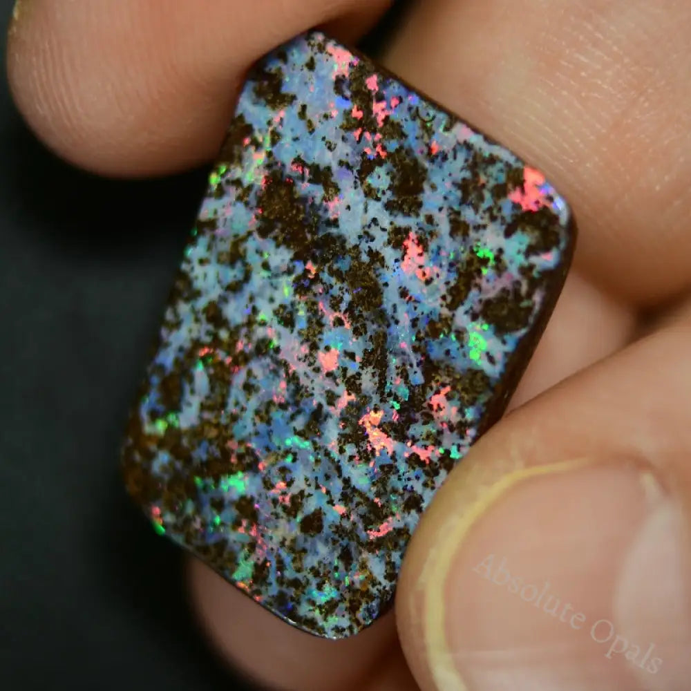 15.09 Cts Australian Boulder Opal Cut Stone