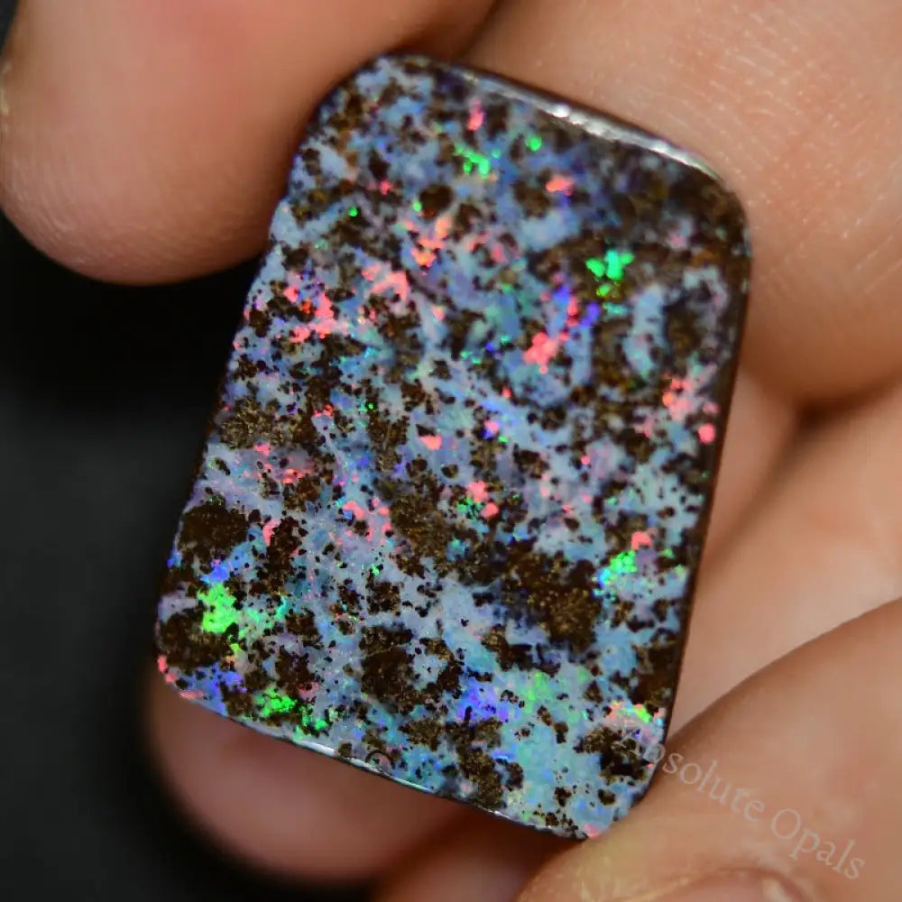 15.09 Cts Australian Boulder Opal Cut Stone