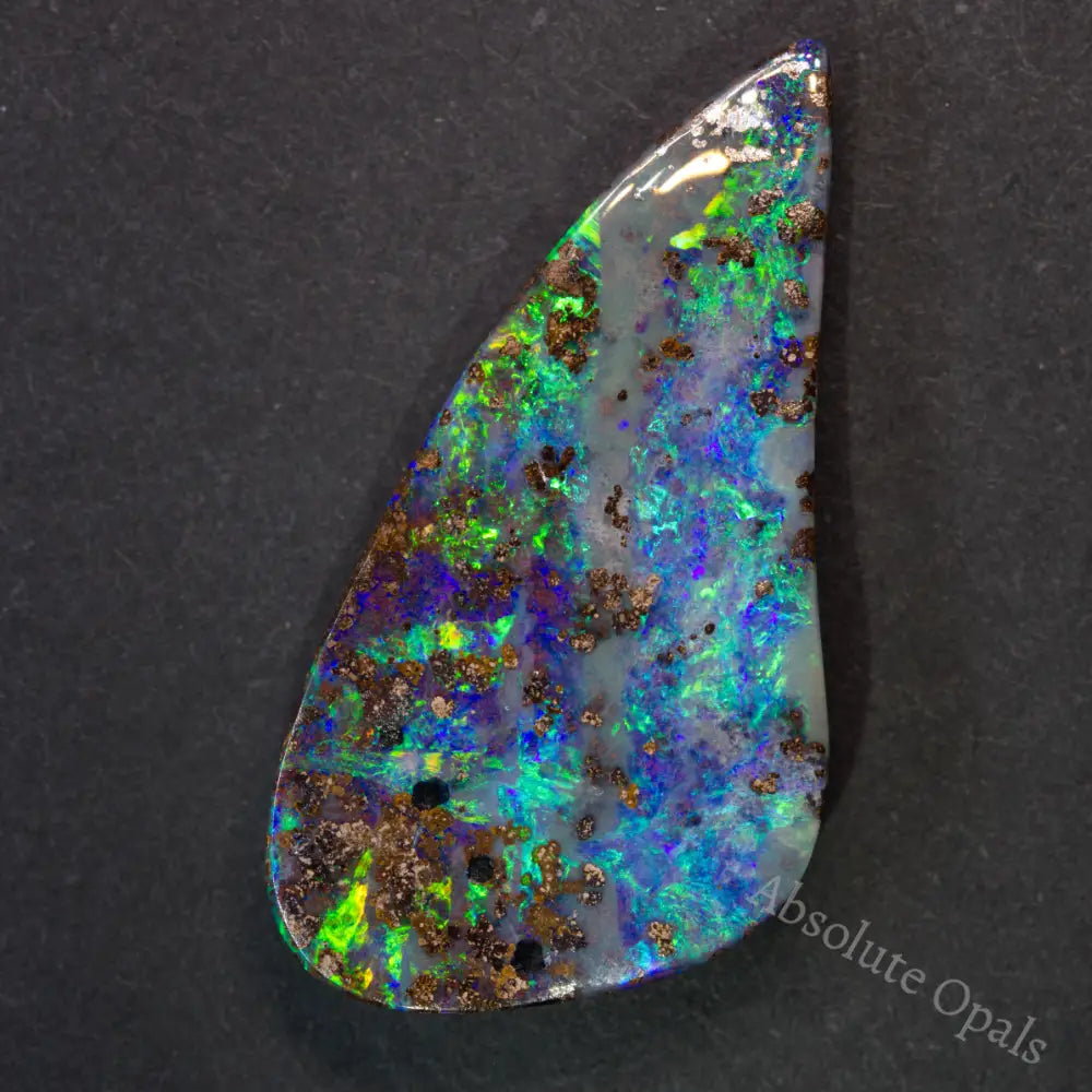 15.14Cts Australian Boulder Opal Cut Stone