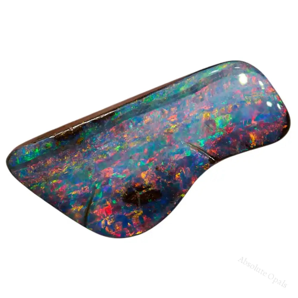 15.56 cts Red Boulder Opal Cut Stone Boulder Opal