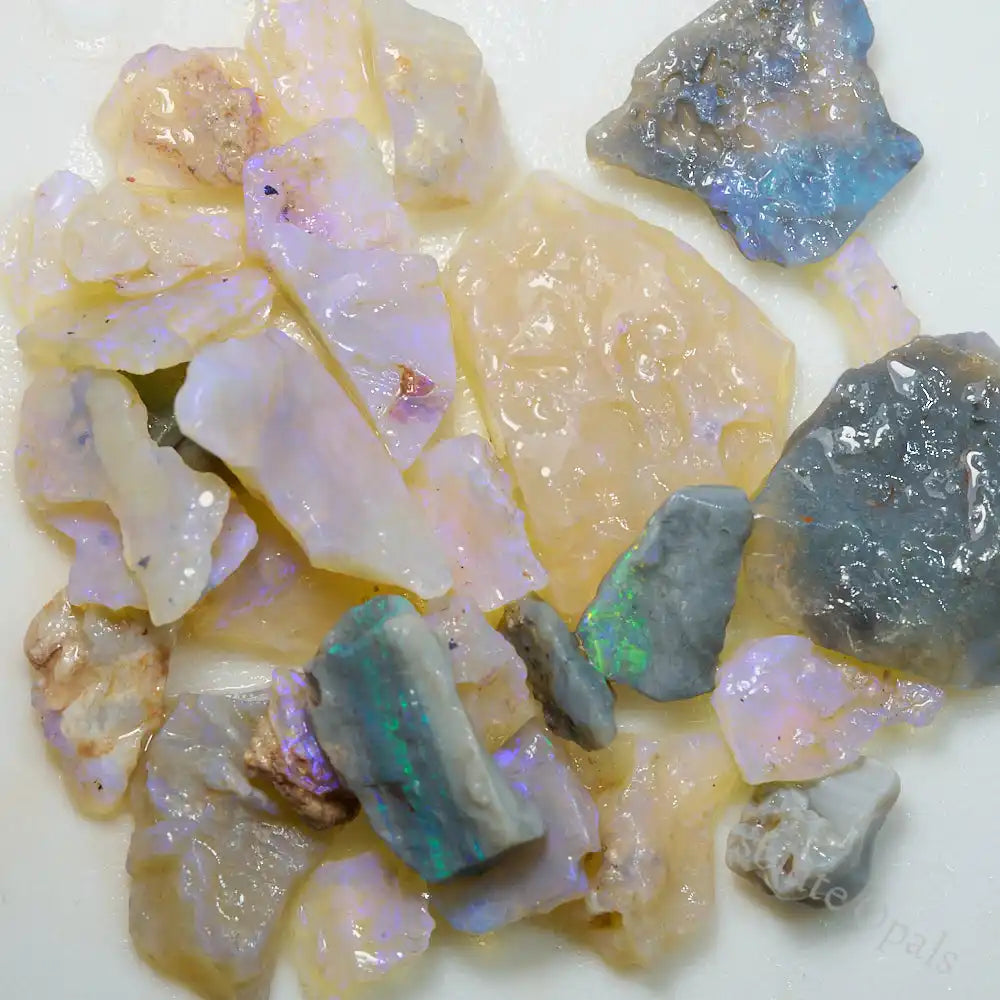 Rough Opal Parcel from Lightning Ridge – Natural Australian Opal with Vibrant Color 