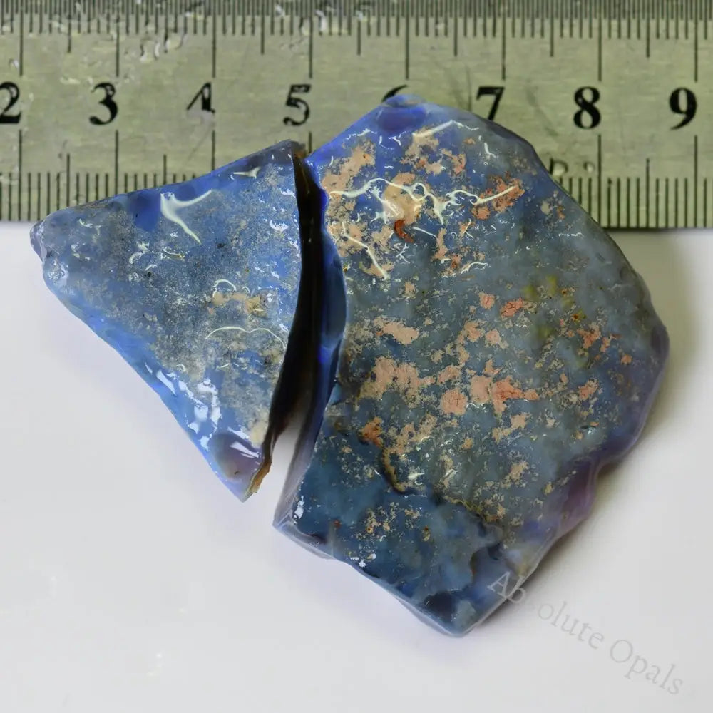 155 Cts Australian Rough Black Opal Lightning Ridge For Carving