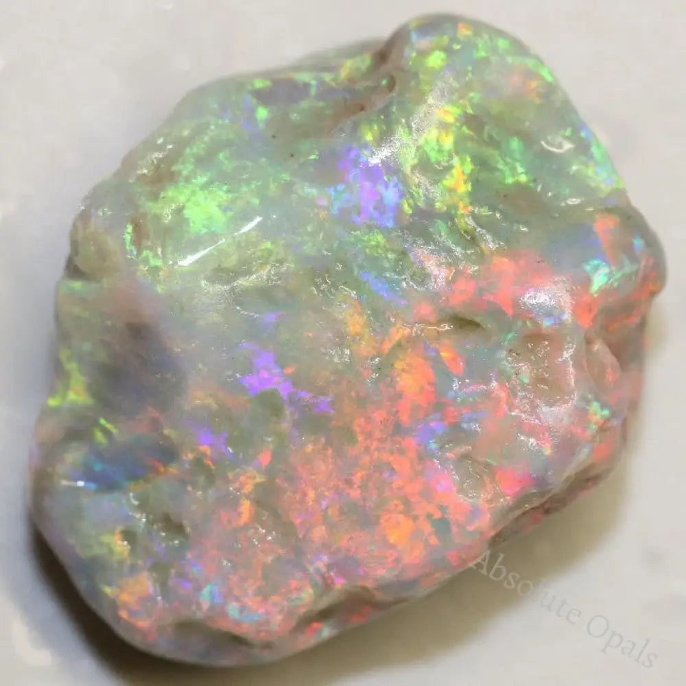 16.10 Cts Australian Lightning Ridge Red Opal Rough For Carving