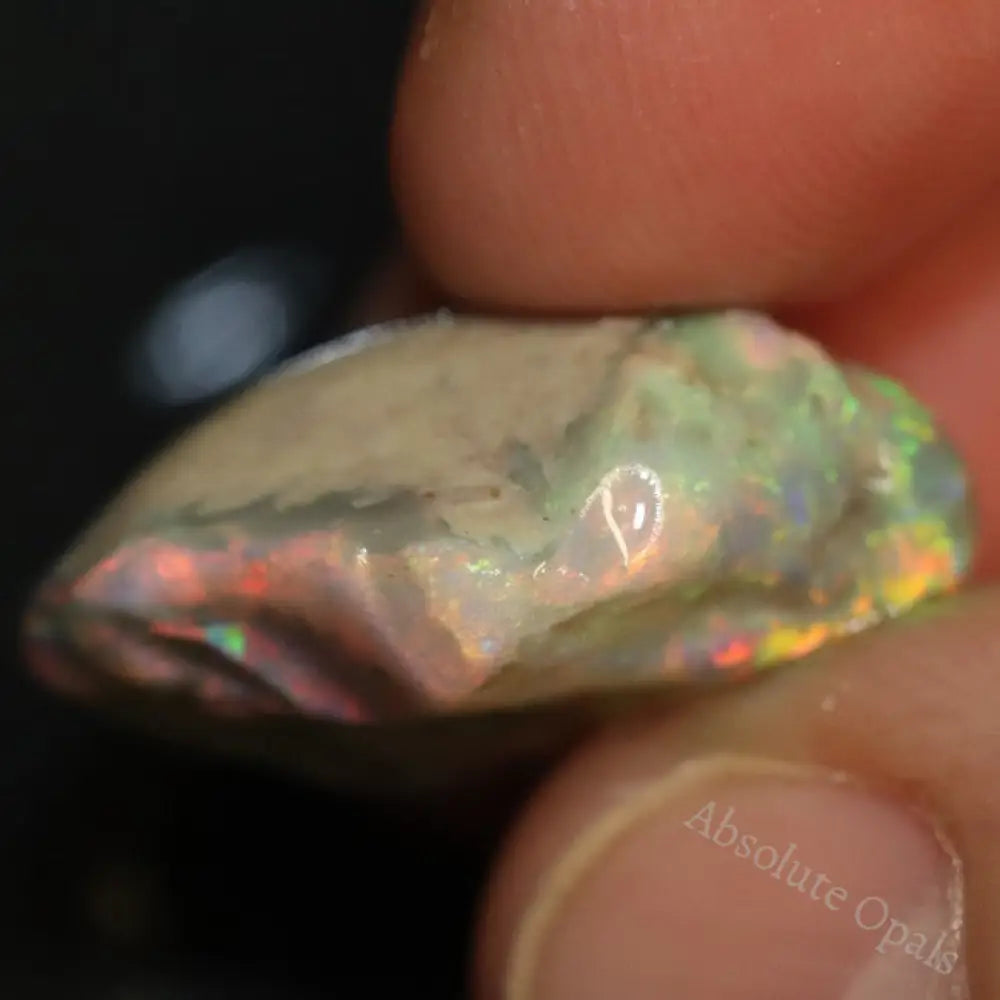 16.10 Cts Australian Lightning Ridge Red Opal Rough For Carving