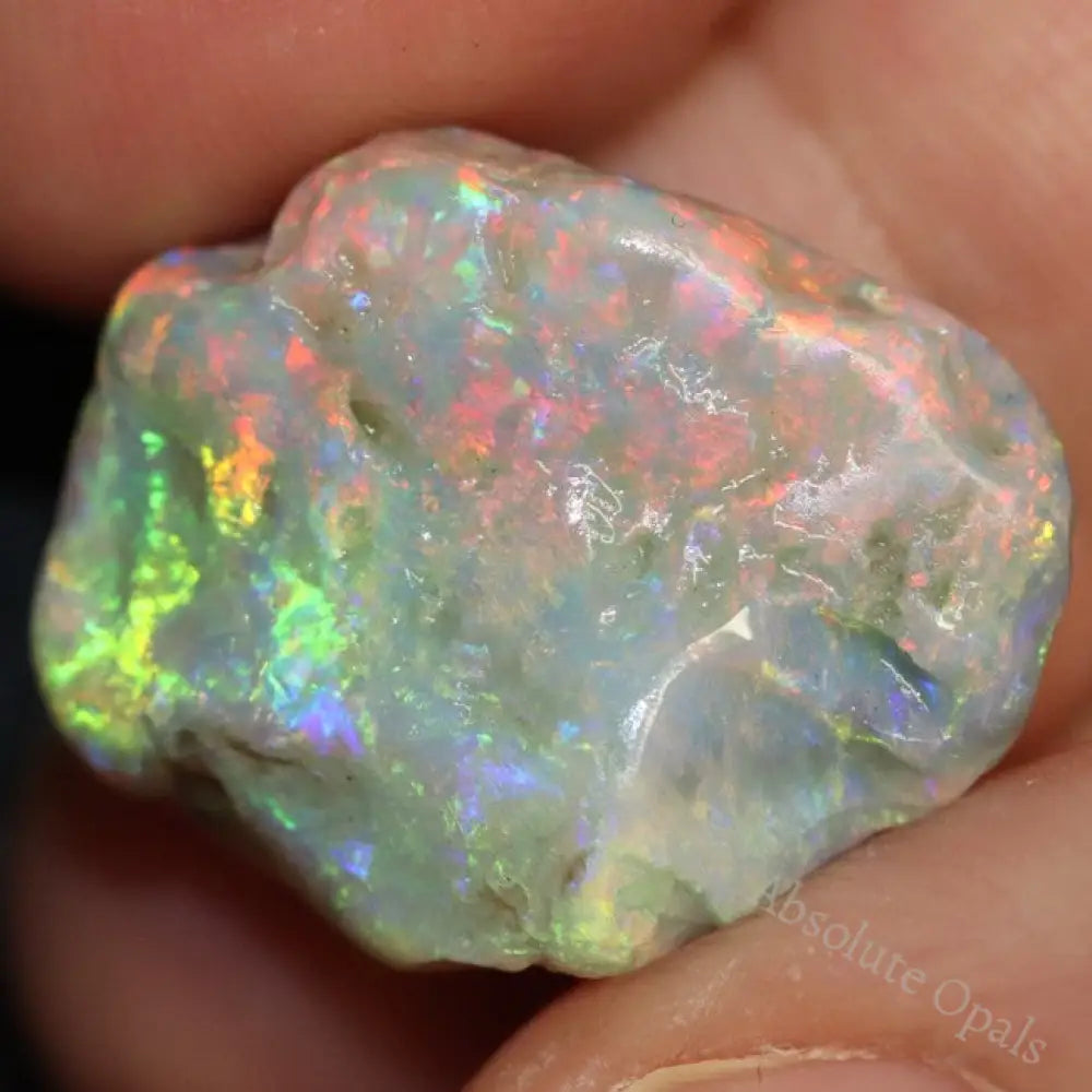 16.10 Cts Australian Lightning Ridge Red Opal Rough For Carving