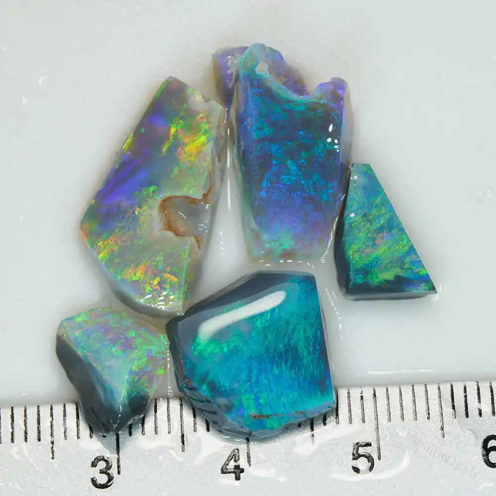 16.19 cts Rough Opal Rubs Parcel Lightning Ridge Rough Opal