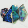 16.9 Cts Australian Black Opal Rough Parcel Lightning Ridge Rubs Cmr