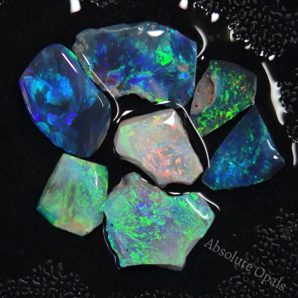 17.0 Cts Australian Rough Opal Parcel Rubs Lightning Ridge Cmr