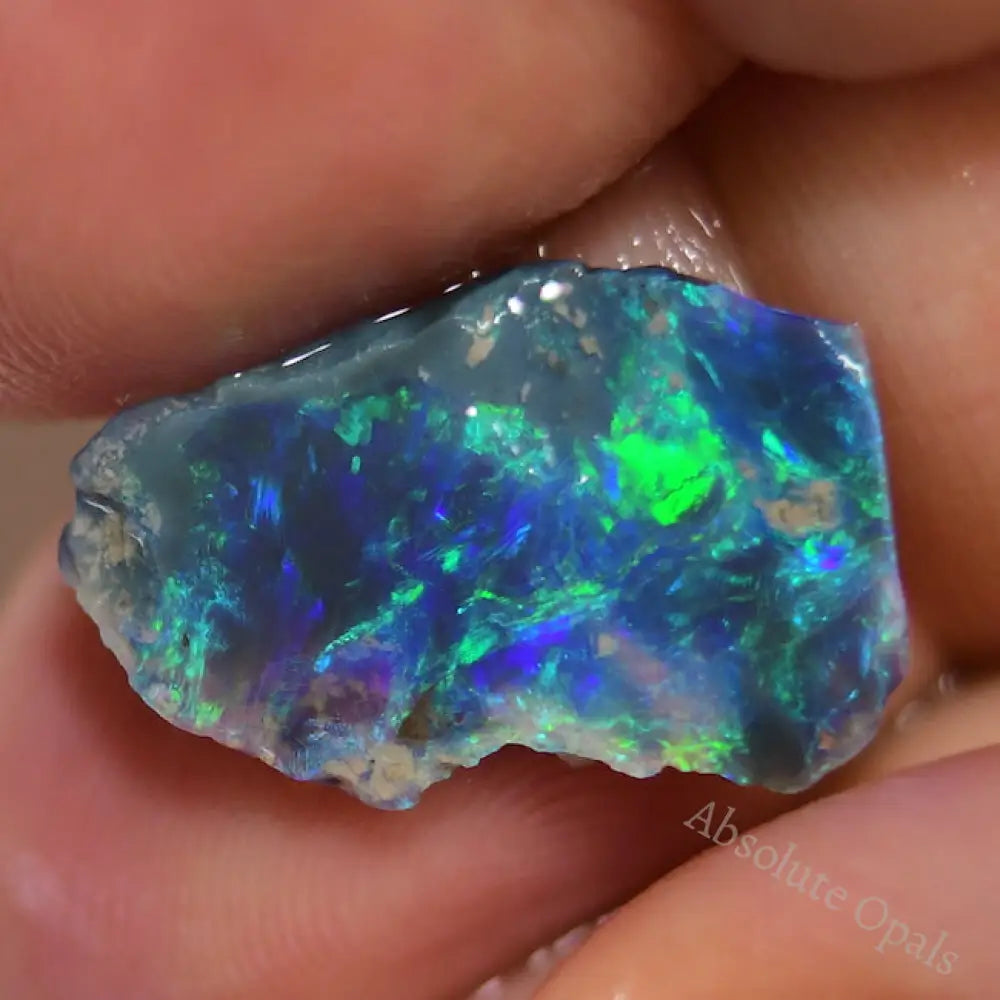 17.0 Cts Australian Rough Opal Parcel Rubs Lightning Ridge Cmr