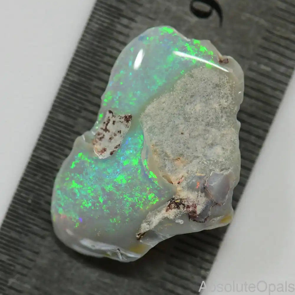17.35 Cts Australian Opal Rough Lightning Ridge Polished Specimen