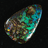 3.29 cts Australian Boulder Opal, Cut Stone