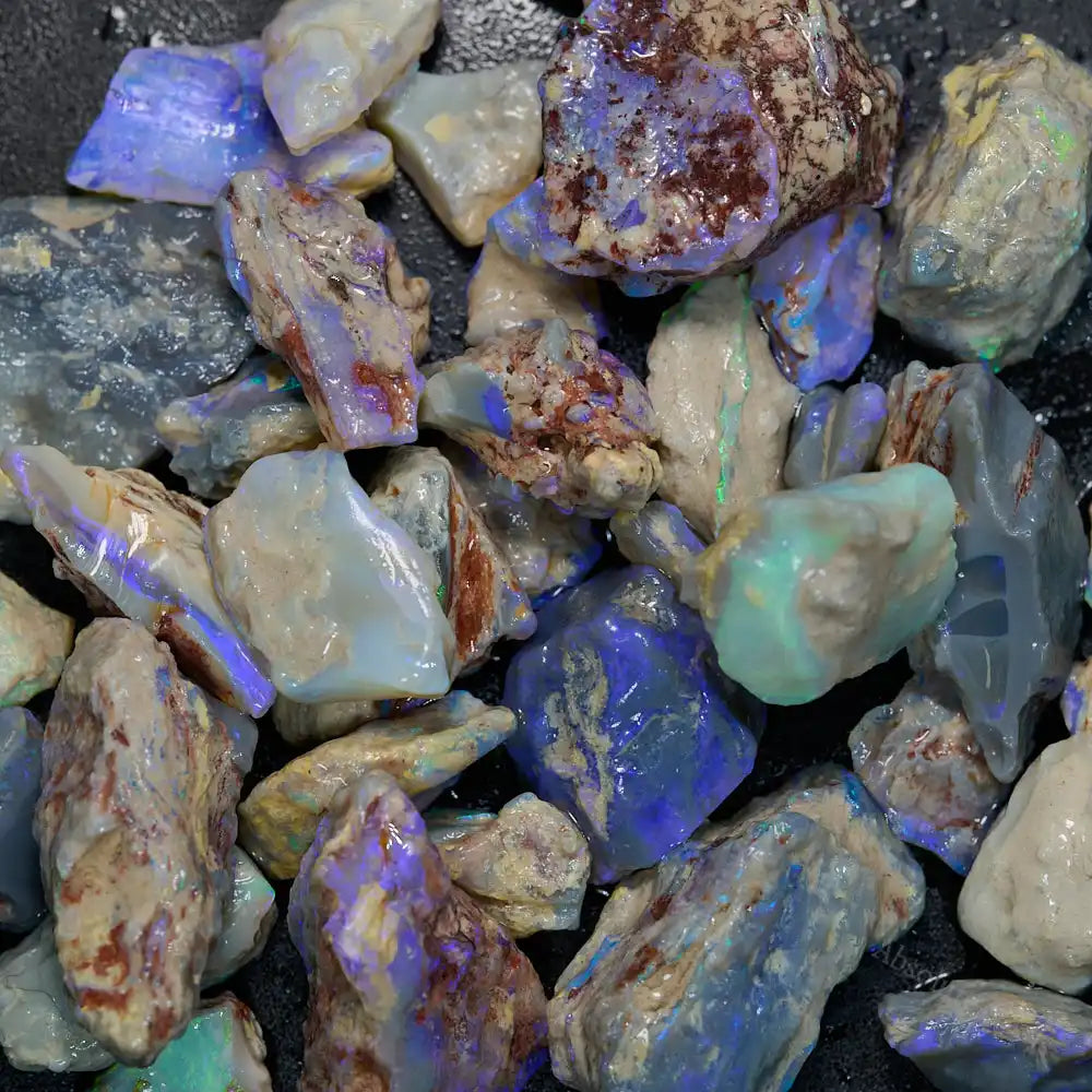  Rough Opal Lightning Ridge -Fossils