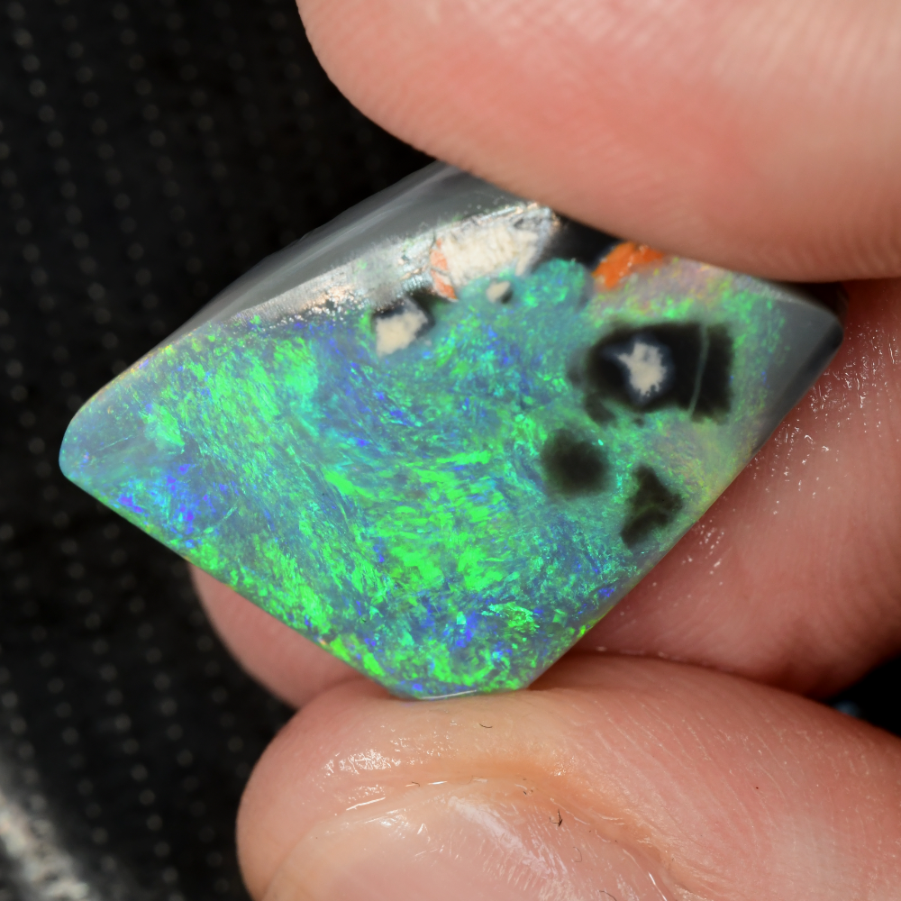 12.6 cts Australian  Rough Opal, Rub Lightning Ridge