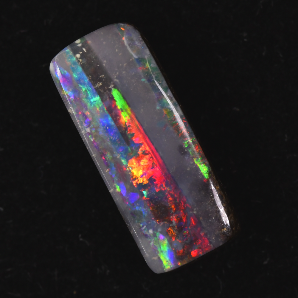 boulder opal cut stone