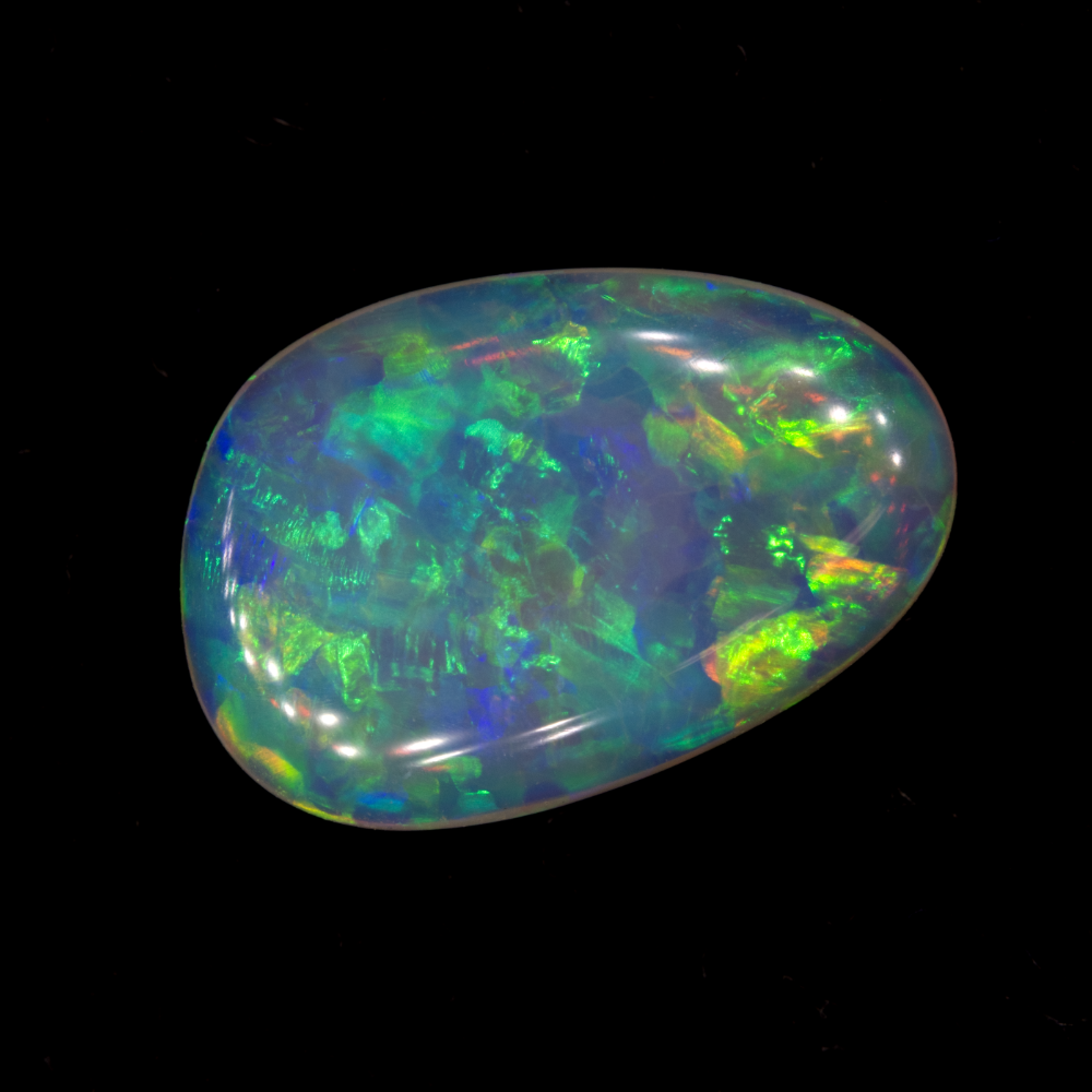 0.90 cts Australian Solid Opal Stone, Lightning Ridge