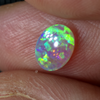 0.55 cts Australian Solid Opal Cut Stone, Lightning Ridge