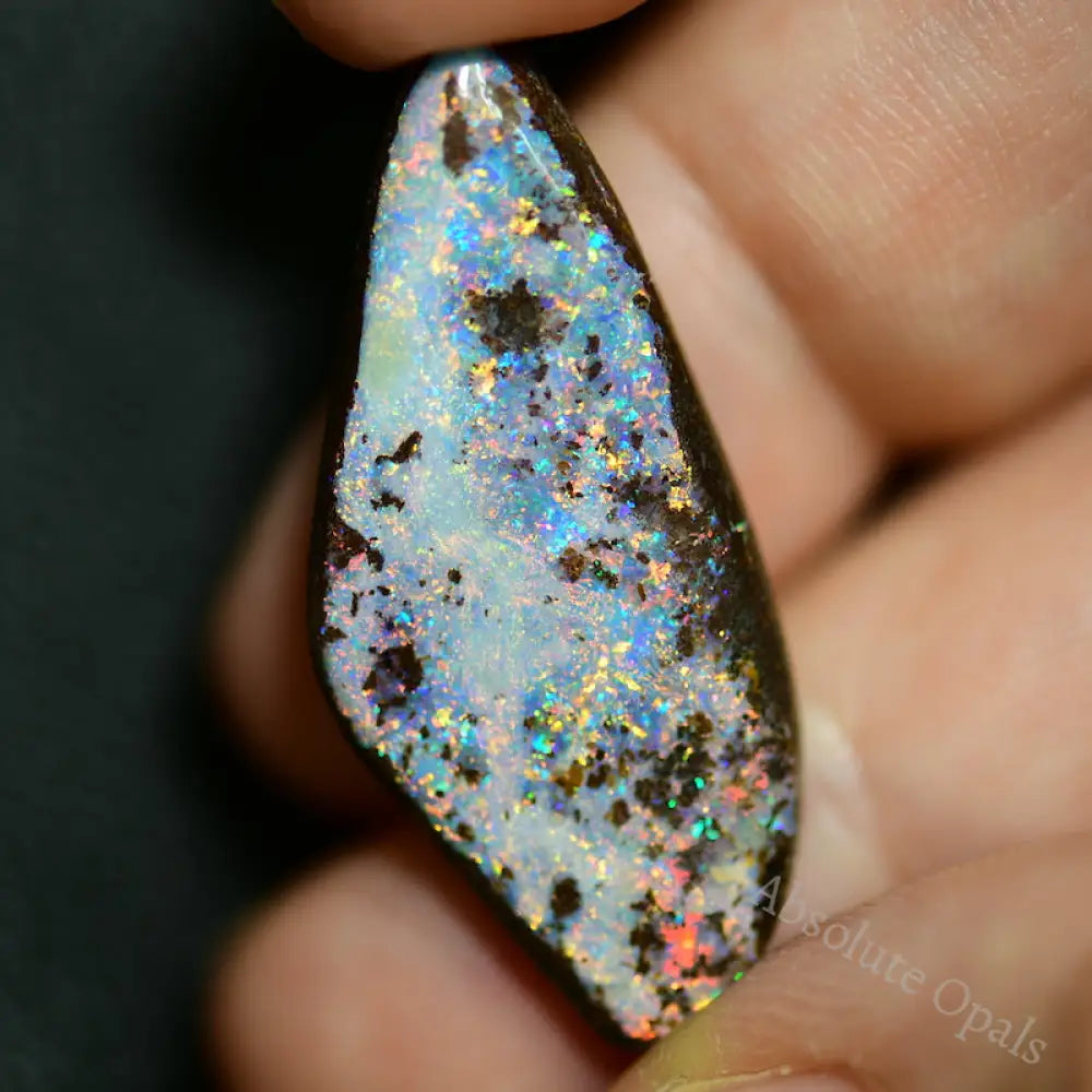 18.8 Cts Australian Boulder Opal Cut Stone