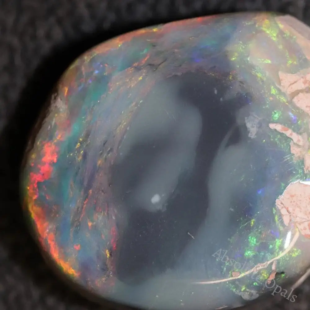 18.90 Cts Australian Semi-Black Opal Rough Lightning Ridge Polished Specimen