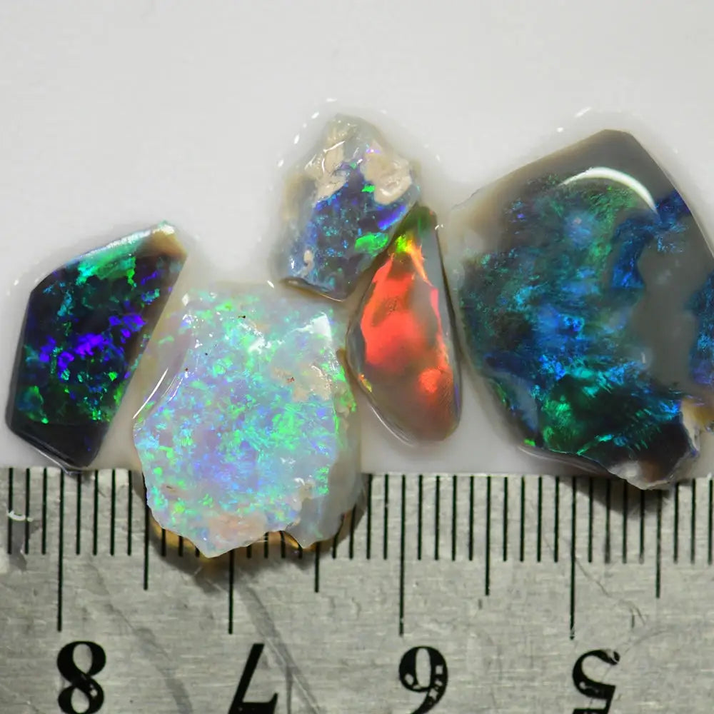 18 Cts Australian Opal Rough Parcel Rubs Lightning Ridge
