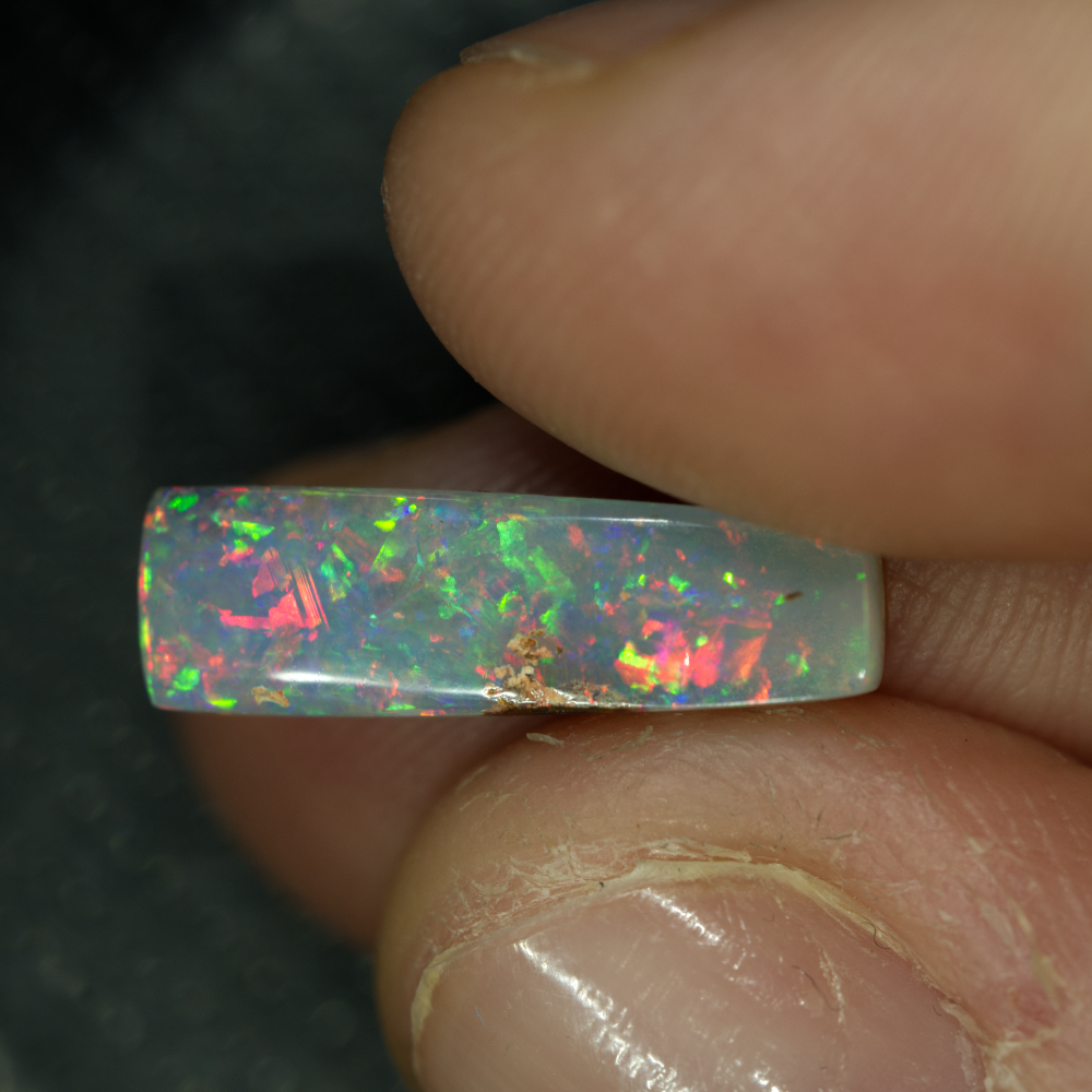 ustralian Boulder Opal, Cut Stone
