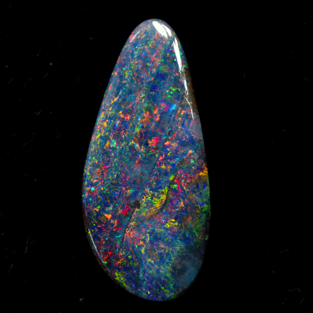 7.93 cts Australian Boulder Opal, Cut Stone