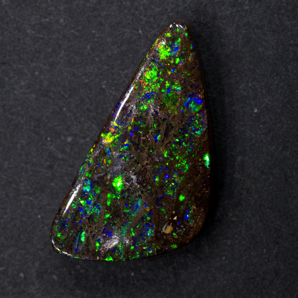 boulder opal stone cut