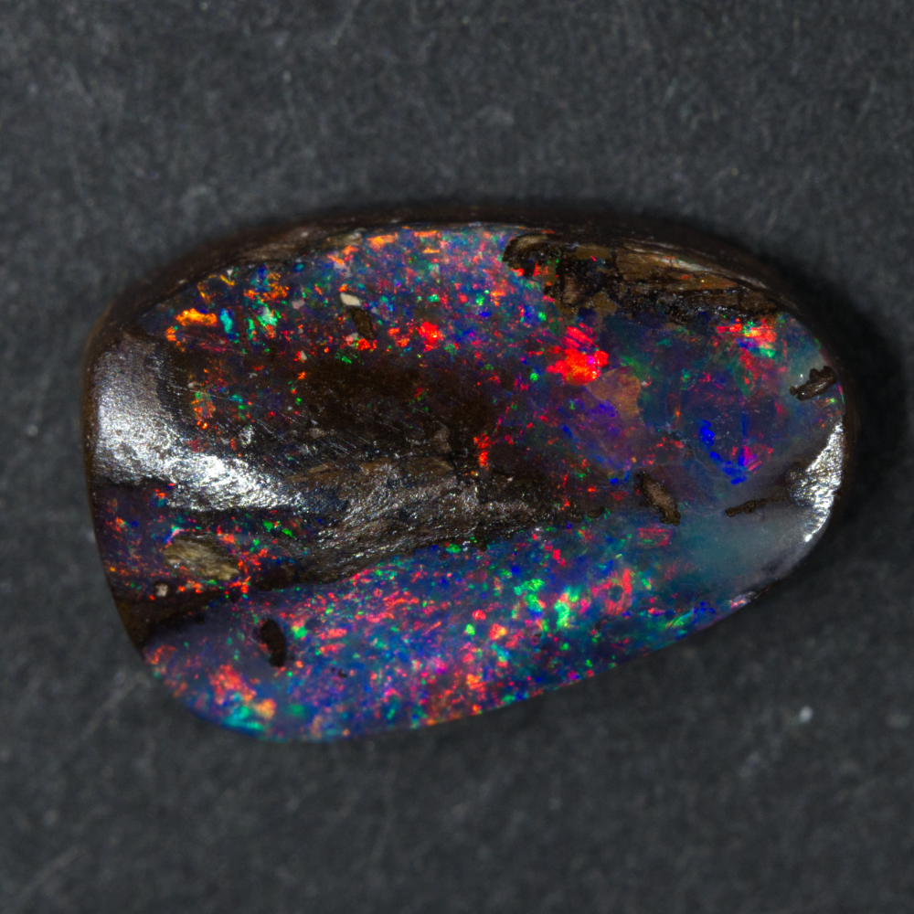 red boulder opal
