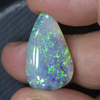 opal cut stone specimen green
