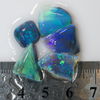 loose gem blue rough opal