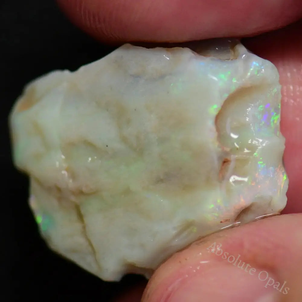 19.50 Cts Australian Rough Opal Lightning Ridge For Carving Beginner