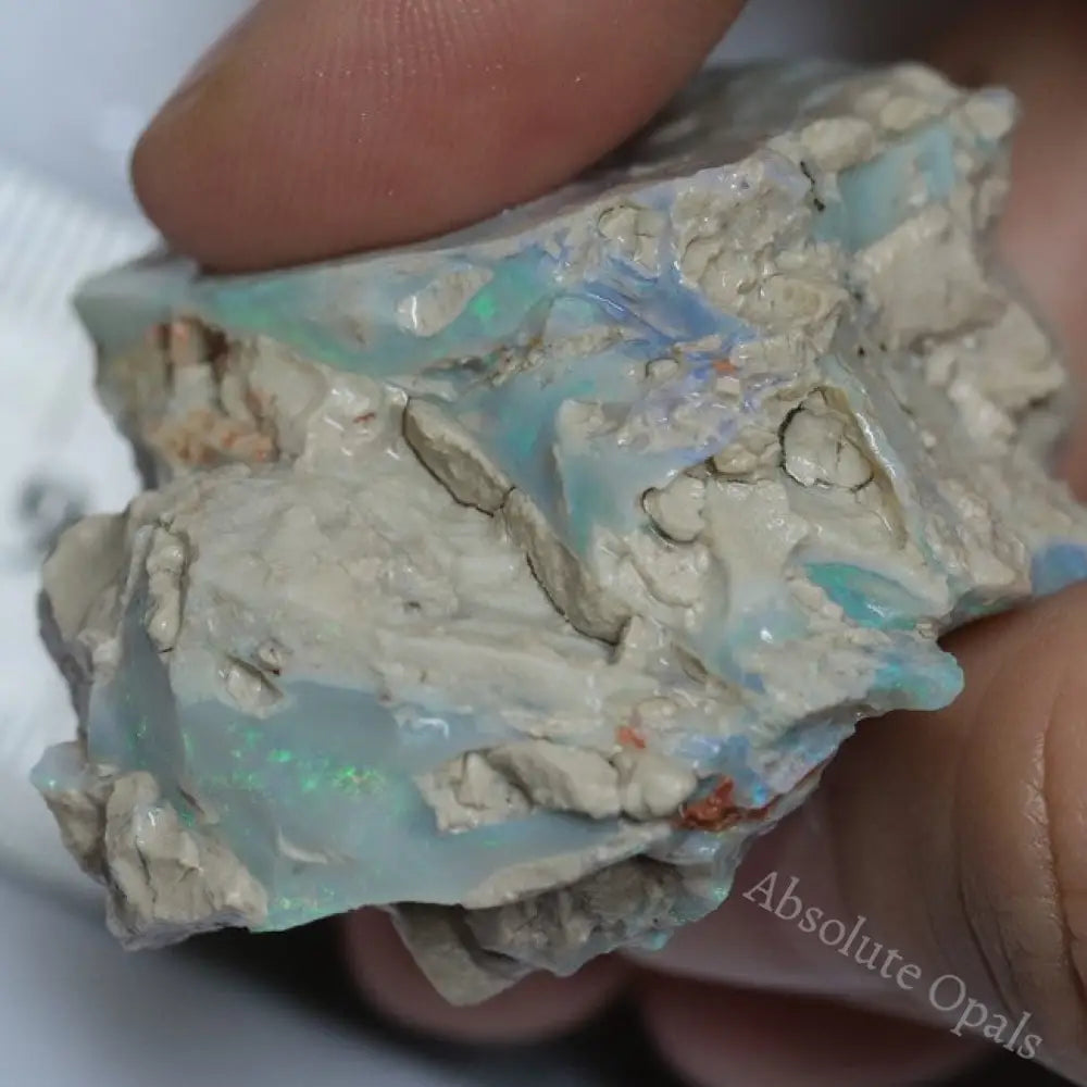 192.40 Cts Single Opal Rough For Carving 45.8X37.3X26.5Mm