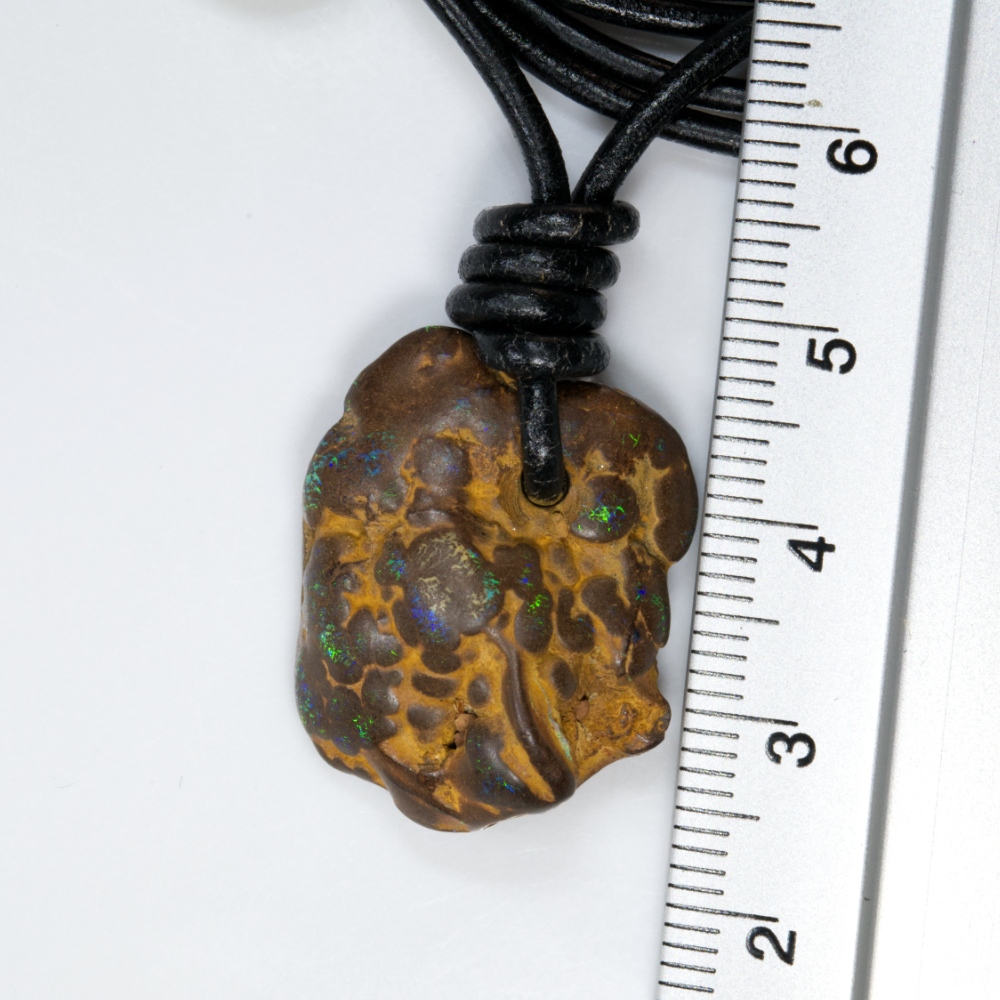 Australian boulder opal pendant