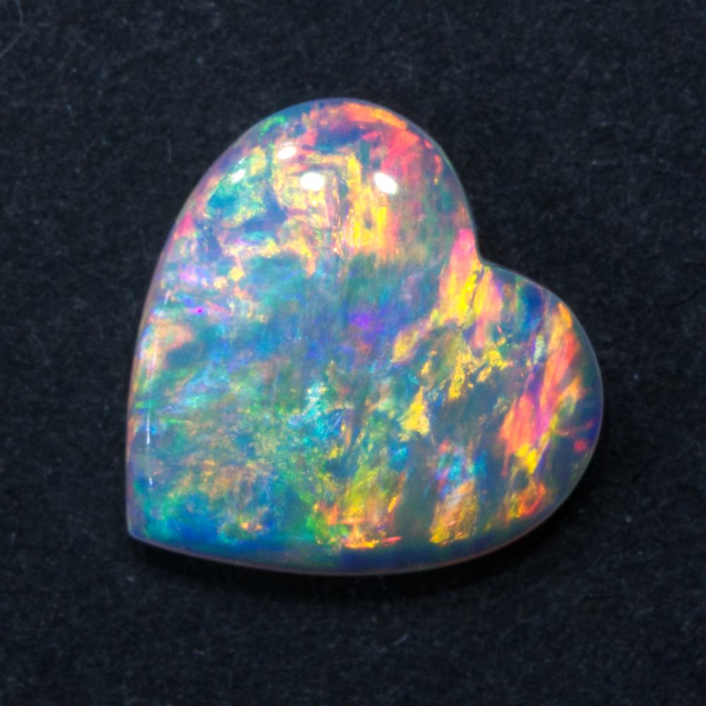 Solid light opal stone