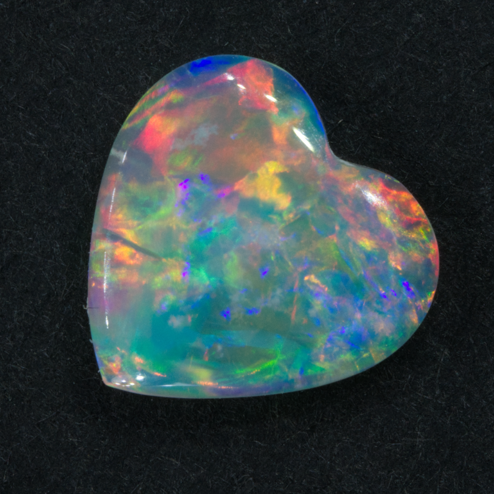 Australian cut light opal stone
