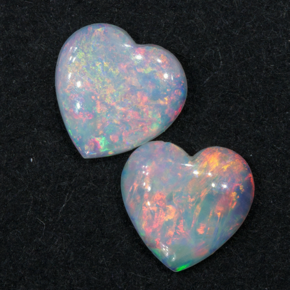 Light opal cut stone