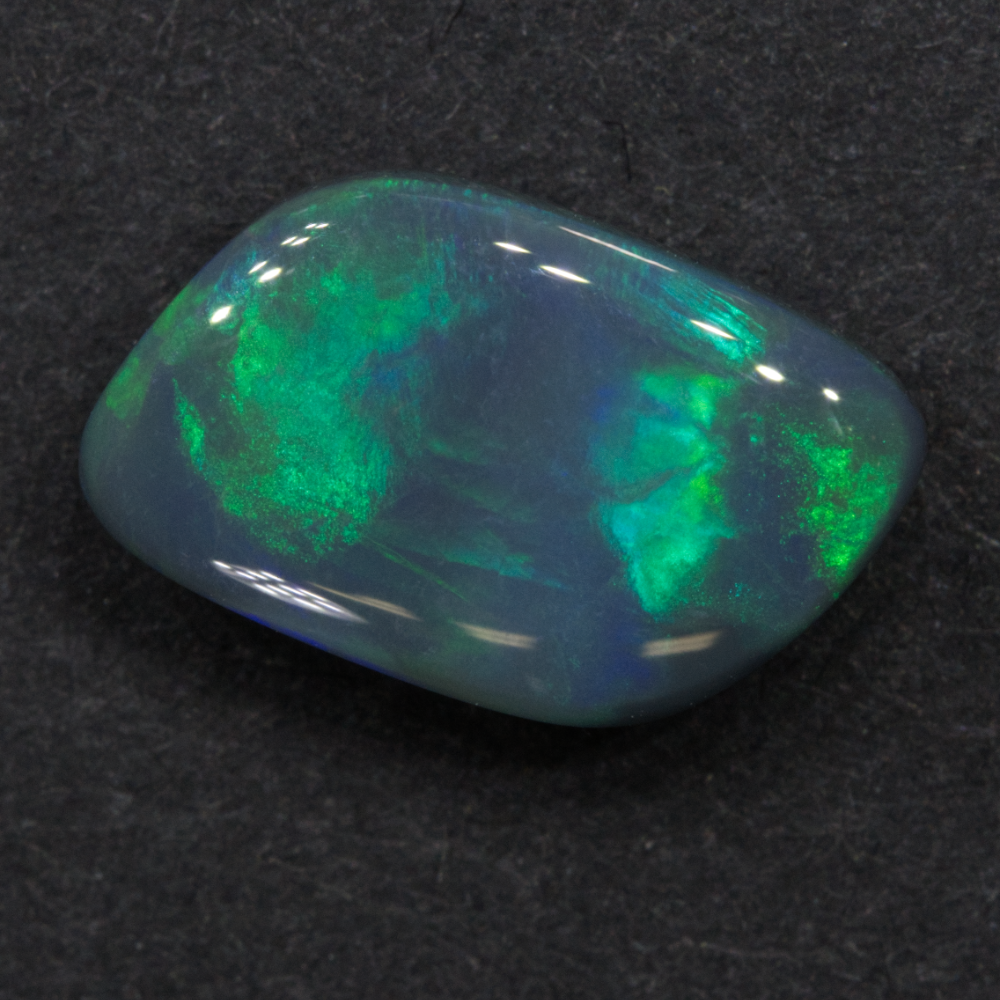 Black opal solid stone