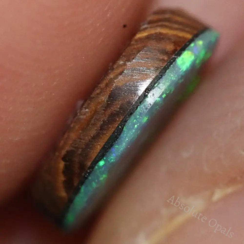 2.0 Cts Australian Opal Doublet Stone Cabochon