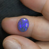 2.00 cts Black Opal Lightning Ridge Solid Stone Black Opal